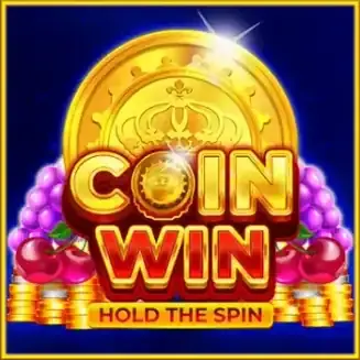 Tragamonedas Coin Win con monedas doradas en los rodillos
